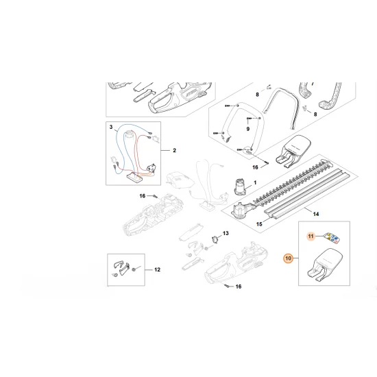 STIHL  Osłona dłoni HA08 790 9100